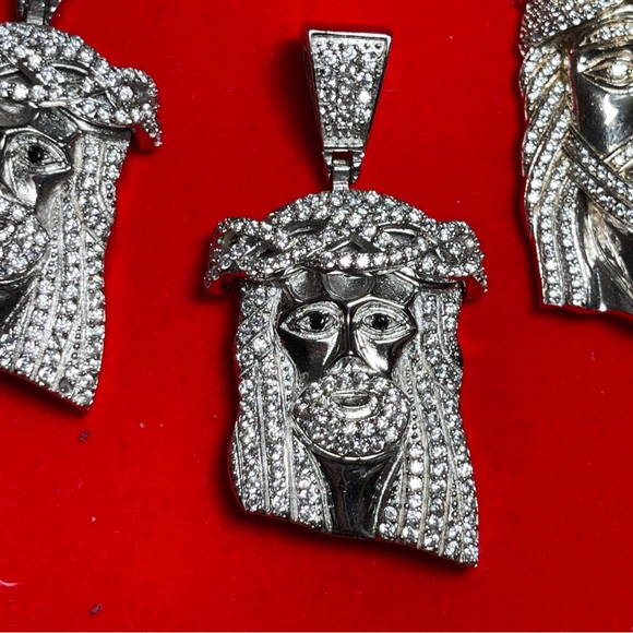 Large Jesus Pendant and crosses with simulated diamonds. More to be added. - Picture 7 of 12